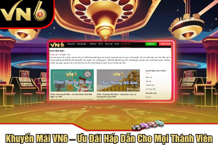 Khuyến Mãi VN6 – Ưu Đãi Hấp Dẫn Cho Mọi Thành Viên